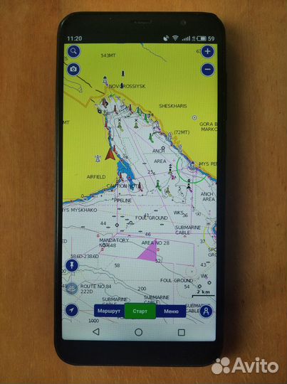 Карты Navionics, C-MAP и Андроид-смартфон