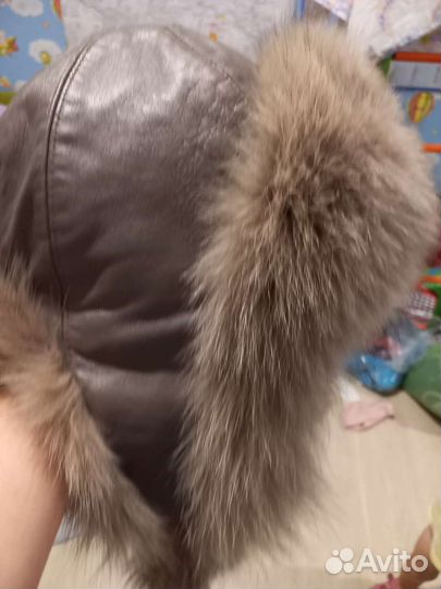 Шапка-ушанка меховая