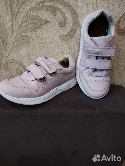 Кроссовки из натуральной кожи для девочки