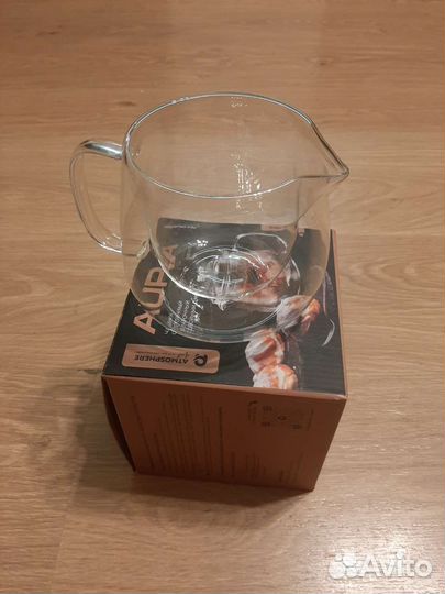 Заварочный чайник из двойного стекла. без крышки