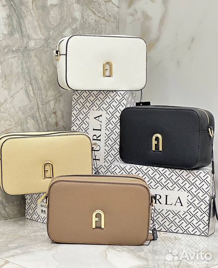 Сумка женская натуральная кожа Furla 4 цвета