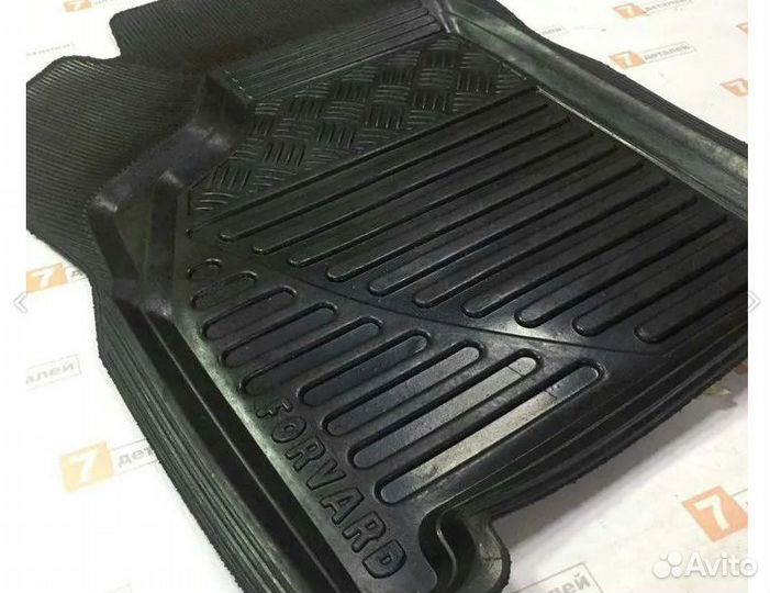 Коврик резиновый передний левый ваз 2109 2114 2115
