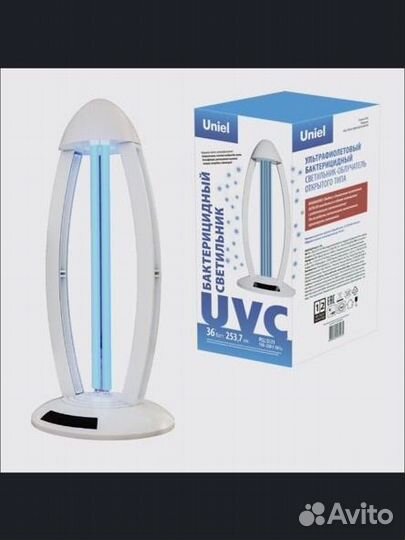 Лампа бактерицидная облучатель ультрафиолетовый