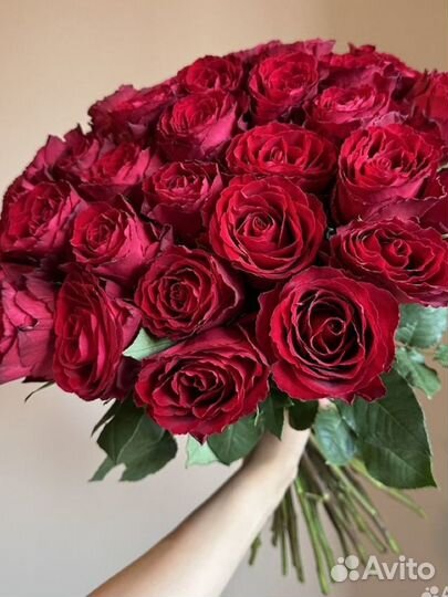 Букет из красных роз,доставка, цветы Калининград