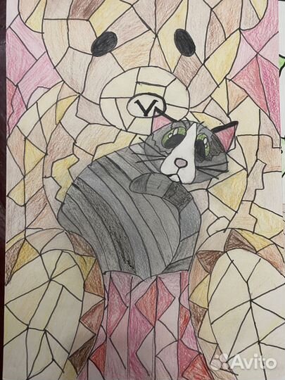 Картина гуашь