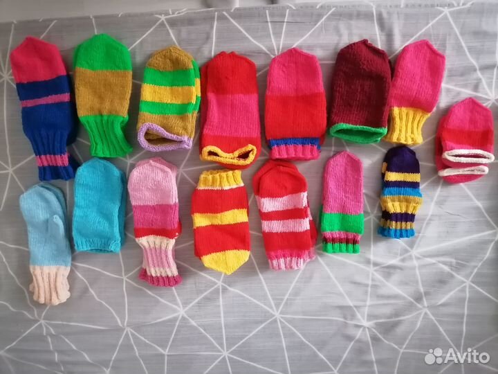 Носки ручной вязки шерстяные