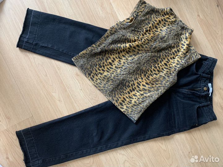 Рубашка джинсовая Zara р 44