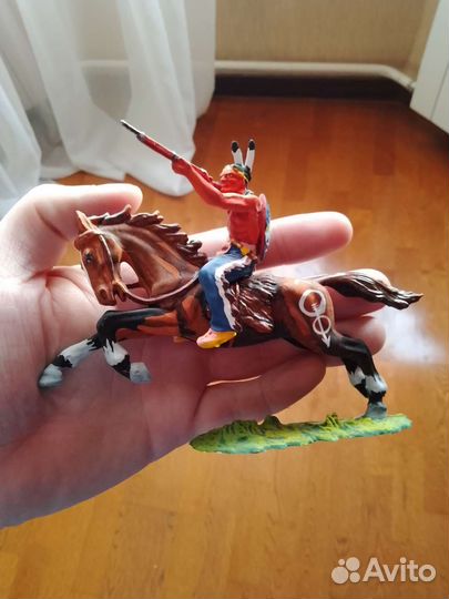 Elastolin индейцы конные