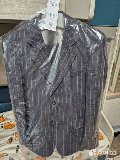 Костюм льняной мужской р. 46