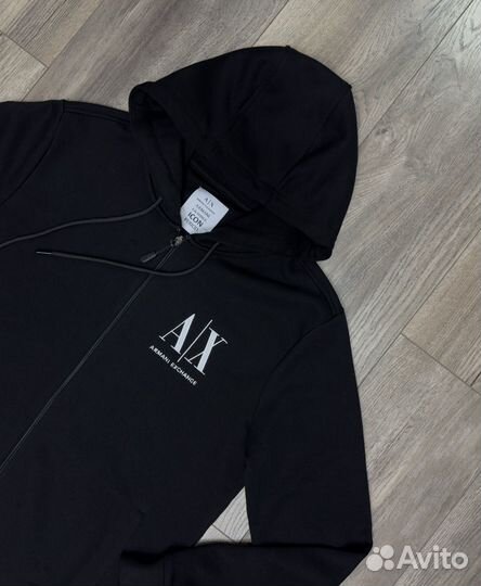 Зип худи Armani Exchange черная