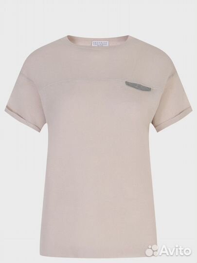 Футболка льняная Brunello Cucinelli