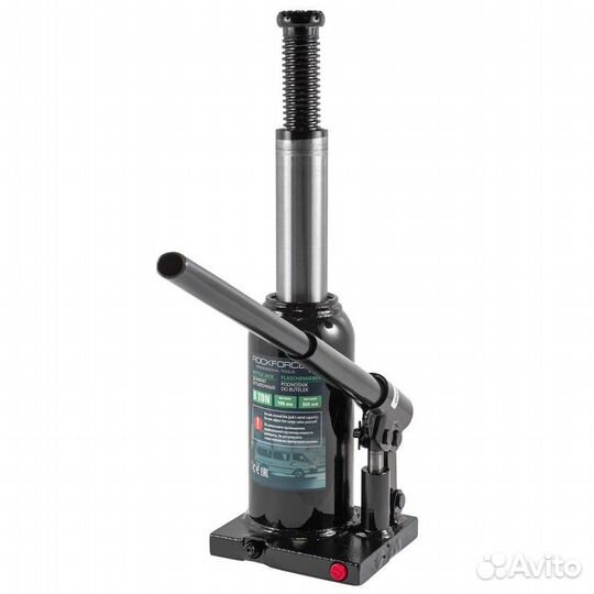 Домкрат бутылочный 8т с клапаном (высота подхвата