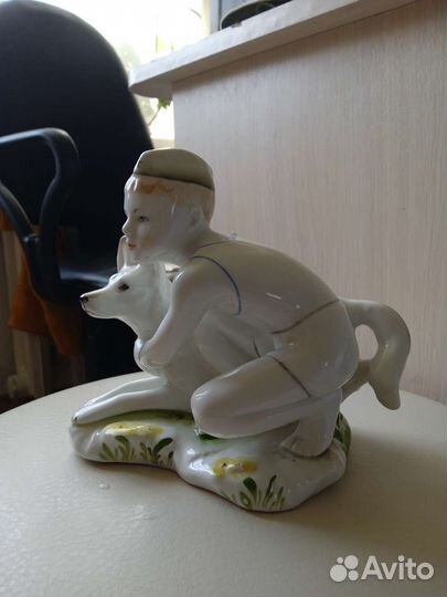 Статуэтка Юный пограничник СССР