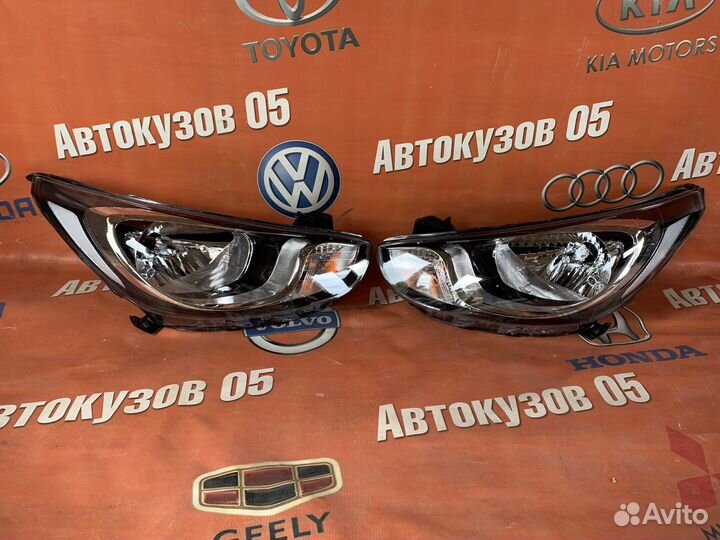 Фары Хендай солярис 1 дорестайлинг