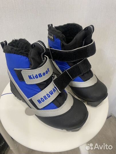 Лыжные ботинки nordway kidboot размер 32
