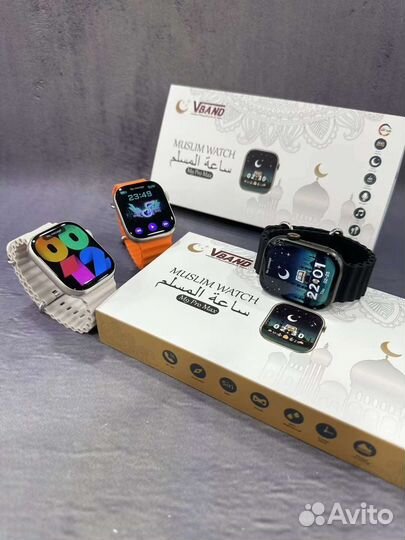 Смарт часы Apple watch 9 Amoled Исламские Часы