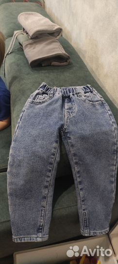 Джинсы утепленные на мальчика 104