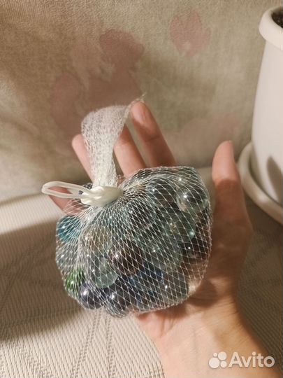 Стеклянные шарики для декора