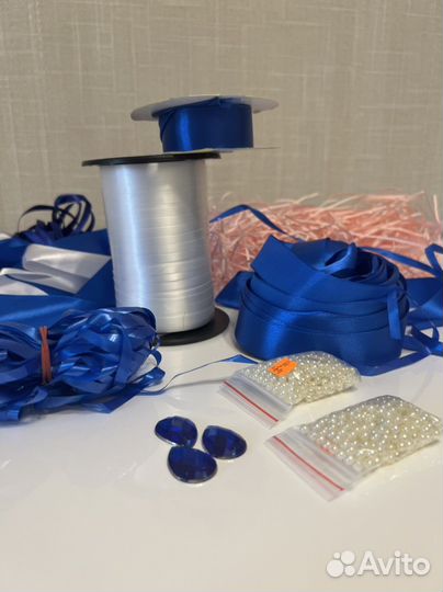 Лента, бусины, стразы для рукоделия