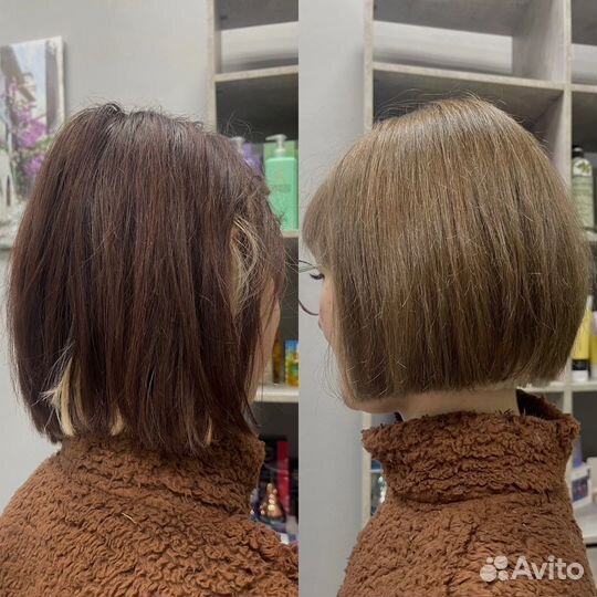 Женские стрижки и окрашивания