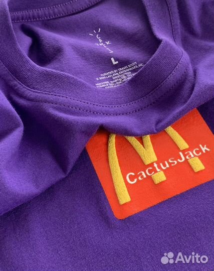 Футболка Travis Scott Cactus Jack Macdonalds