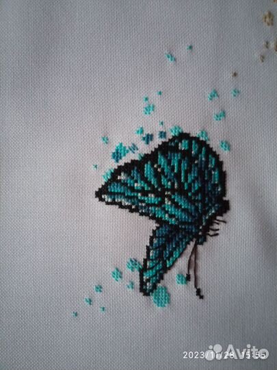 Картина вышитая крестом 