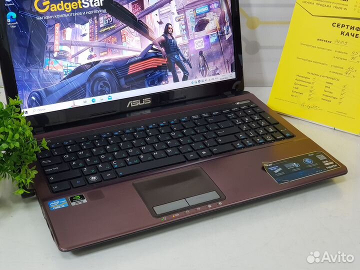 Игровой Ноутбук Asus Core i5, GeForce 2Gb, SSD