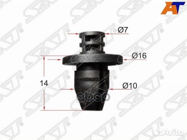 Гайка крепежная VAG (1 шт.) stm12515 Sat