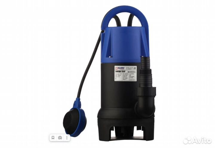 Погружной дренажный насос Belamos Omega 75 SP