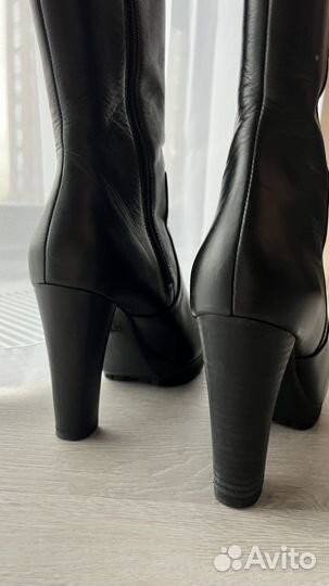 Сапоги Emporio Armani кожаные