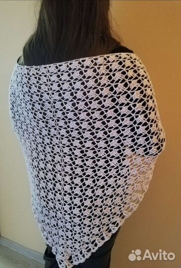 Шаль вязаная (ручная работа)