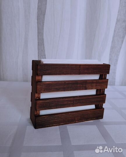 Подставка под специи и салфетки дерево