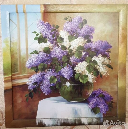 Картина Ваза с сиренью