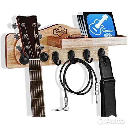 Настенный держатель для гитары Guitto GGS-09