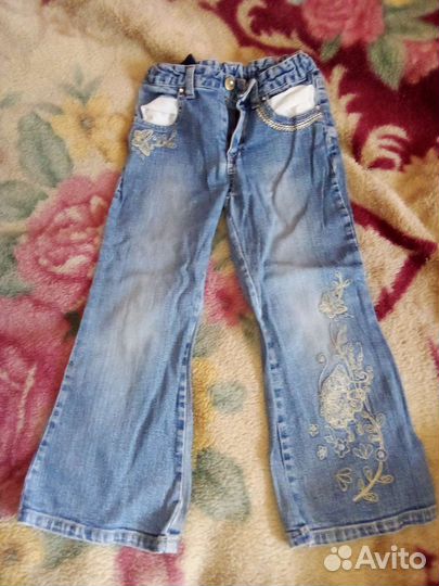 Джинсы для девочки новые