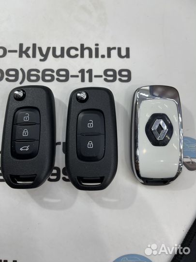 Корпус ключа Рено Kadjar Captur Megane Sandero