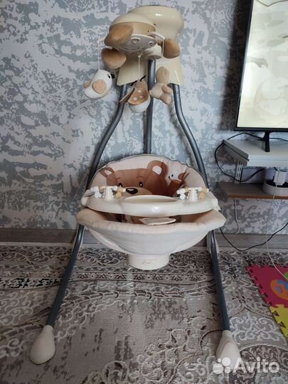 Детские электронные качели для новорожденных