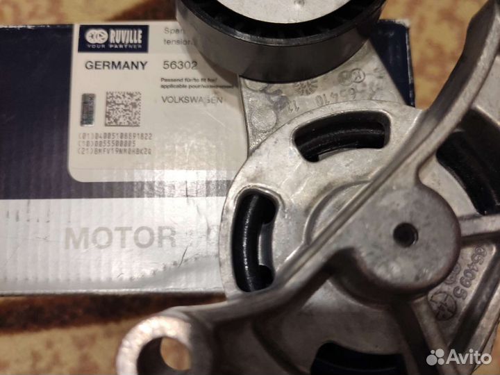 Ролик руч ремня с натяжителем ruville 56302