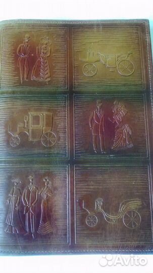 Кожаная обложка для книги