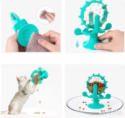 Интерактивная игрушка кормушка для кошек и собак