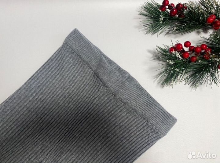 Леггинсы новые утепленные лостны в рубчик