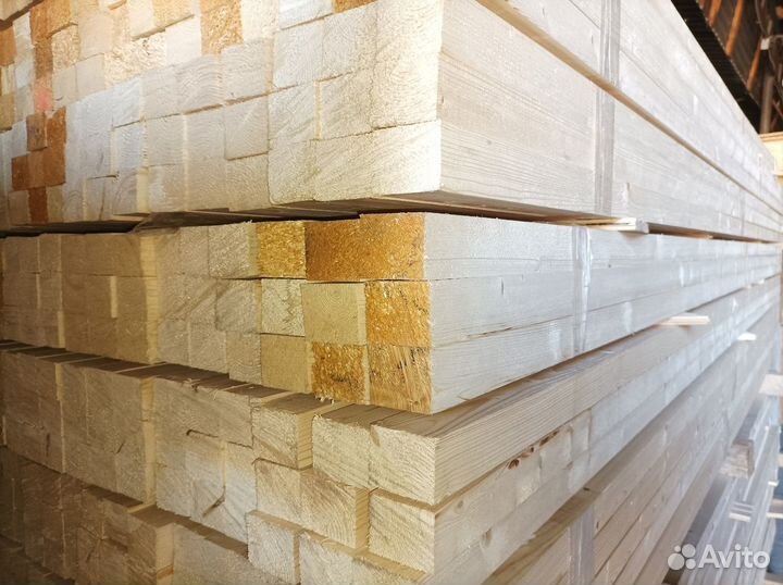 Брусок сухой строганный 20х30, 40х50, 45х45, 50х50
