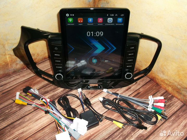 Магнитола LADA Vesta Android типа Tesla