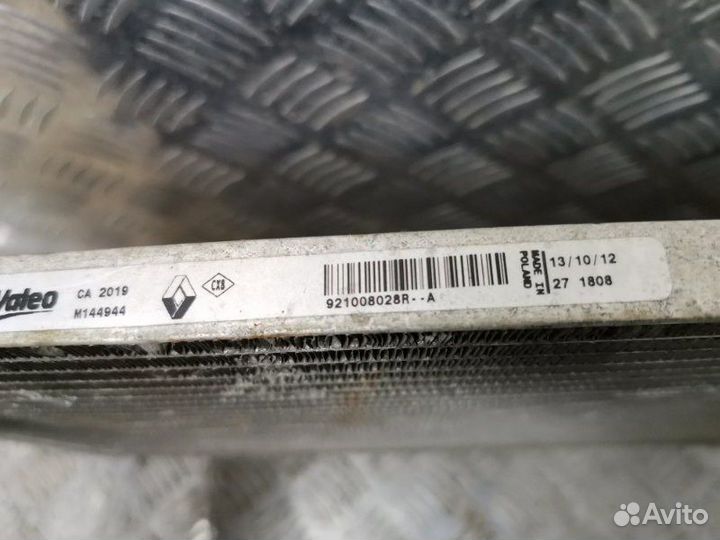 Радиатор кондиционера Renault Duster 1.5 DCI