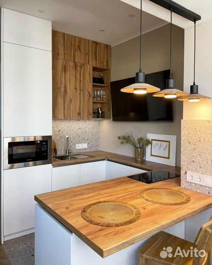 Заказать угловую кухню бесплатный замер