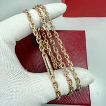 Цепочка золотая якорная 55 грамм (алмазная грань)