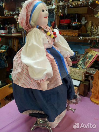 Кукла грелка на самовар СССР чайник