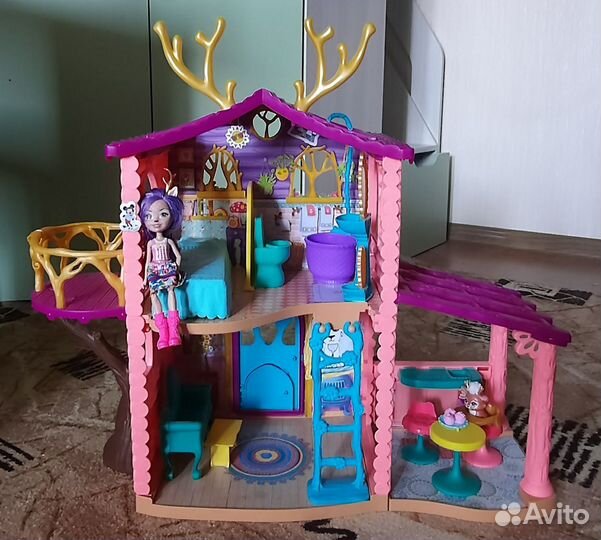 Домик энчантималс с куклами