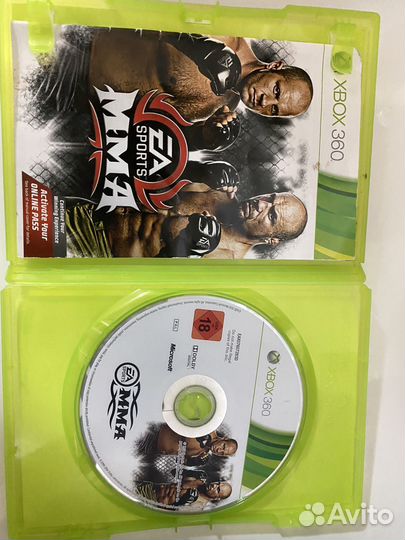 Игра для приставки xbox 360 MMA