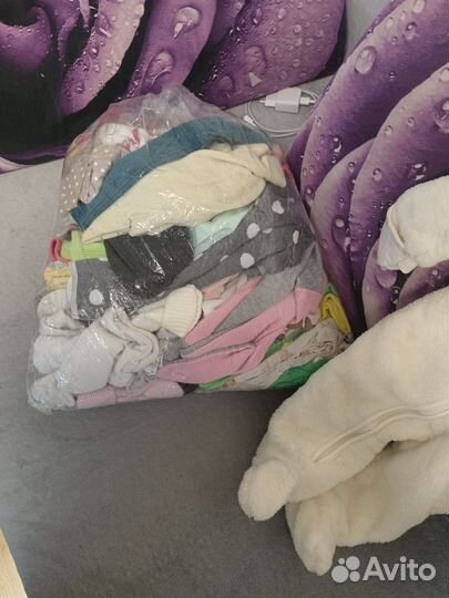 Комбинезоны +пакет вещей, размер 74-80,86